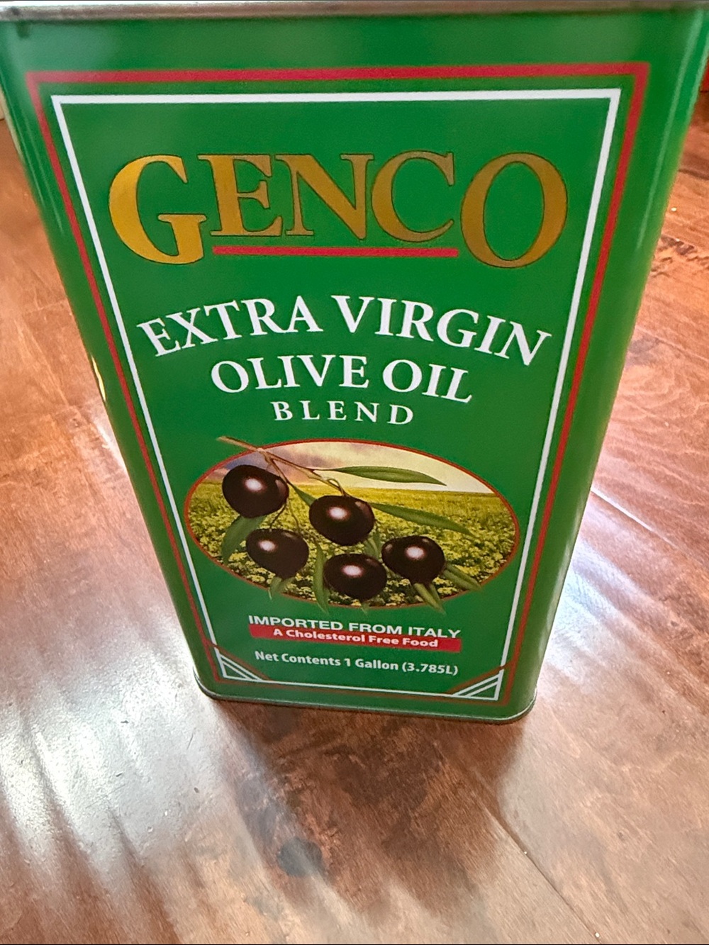 GENCO Extra Virgin Olive Oil Blend - Green Metal Can